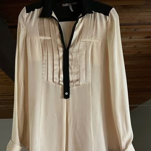 Halston Heritage real  silk top